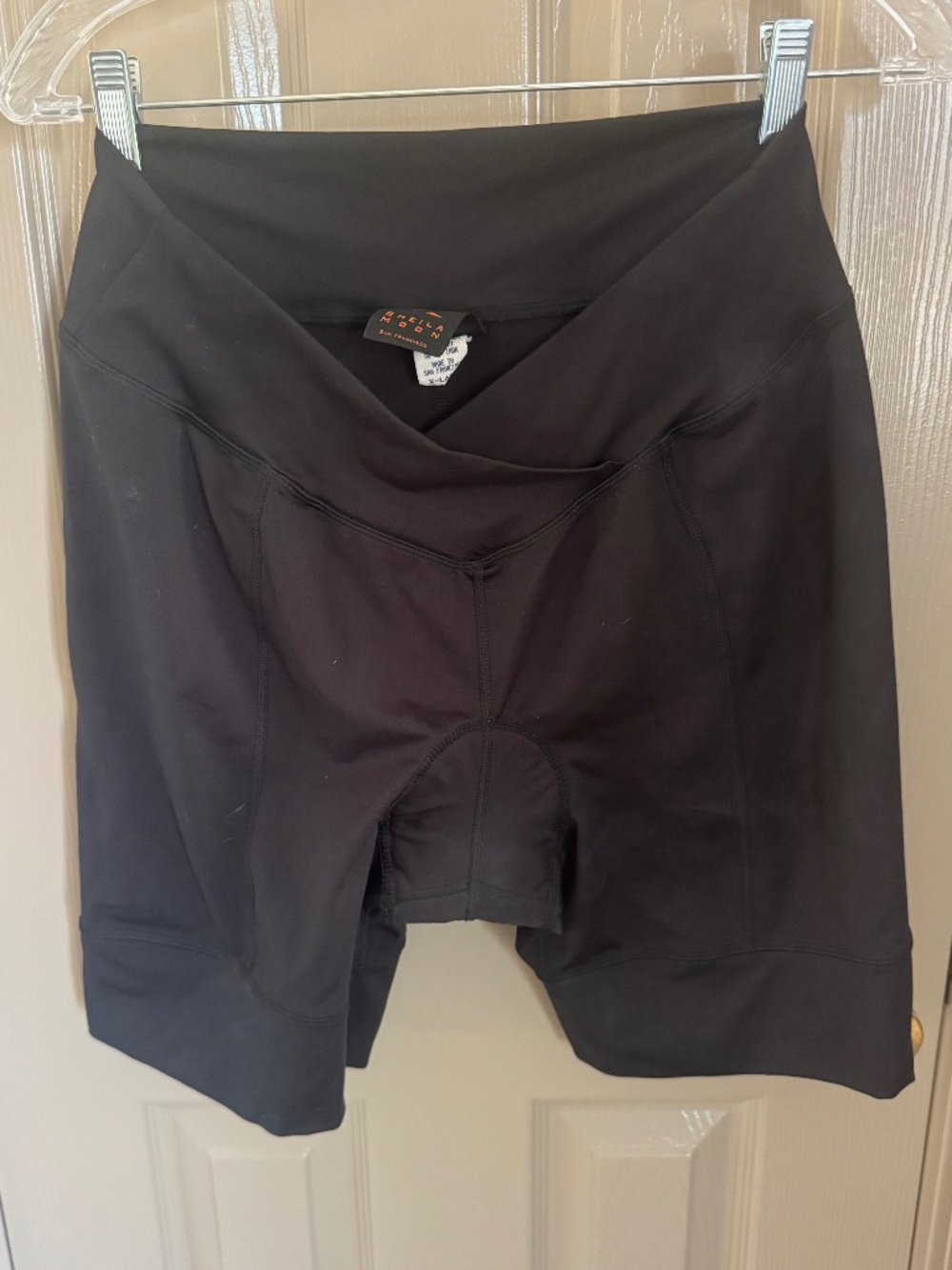 Women's black Sheila Moon cycling biking shorts Sz XL
